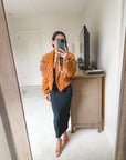 Vintage Suede Western Crop Jacket