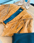 Vintage Suede Western Crop Jacket