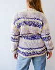 Kismet Cardigan in Purple
