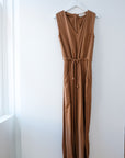 Indi + Cold Brown Jumpsuit, Size Medium