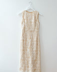White Lace Tea Length Dress, Size 0