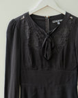 For Love & Lemons Black Mini Dress, Size Medium