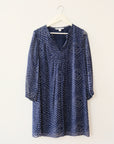 DVF Navy Shift Dress, Size 10