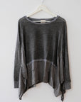 Tina + Jo Gray Sweater, Size Medium