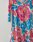DVF Floral Mini Dress, Size 6