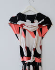 DVF Runway Wrap Romper, Size Small