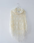 Vintage Arden B. Knit Shawl, One Size