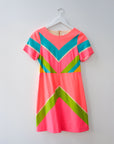 Julie Brown 70s Mini Dress, Size 6
