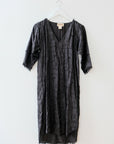 Pepin Black Silk Dress, Size Medium