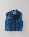 Vintage Calvin Klein Denim Vest, Size Medium
