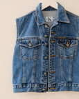 Vintage Calvin Klein Denim Vest, Size Medium