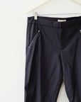 Rebecca Taylor Mid-Rise Navy Pant, Size 12