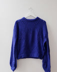 For Love & Lemons Blue Sweater, Size Medium
