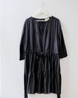 Pepin Silk Black Dress, Size Medium