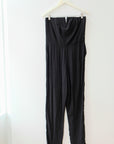 Myne Black Jumpsuit, Size Medium