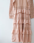 LoveShackFancy Blush Dress, Size 6