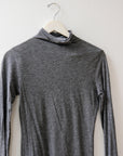 Velvet by Graham and Spencer Gray Turtleneck, Size Medium