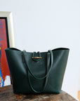Emy Mack Leather Tote Bag