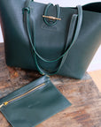 Emy Mack Leather Tote Bag