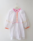 Staud White Dress, Size Large