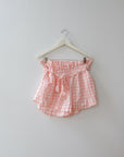 For Love & Lemons Gingham Shorts, Size Medium