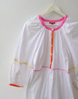 Staud White Dress, Size Large