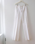 DVF Vintage White High-Waisted Pant, Size 4