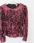 Rebecca Taylor Sequin Top, Size Medium