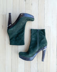 DVF Dark Green Boots, US 9