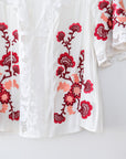 For Love & Lemons Floral Lace Blouse, Medium