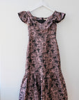 Rebecca Taylor Floral Tea Length Gown, Size 6