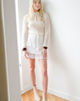 Mini-Mini Skirt in White