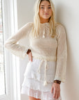 Tie Top in Ivory
