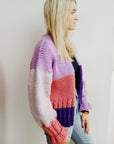 Merilee Cardigan in Purple