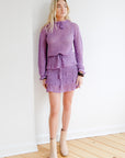 The Mini-Mini Skirt in Amethyst