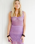 The Mini-Mini Skirt in Amethyst