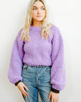 Kayla Sweater in Electric Purple