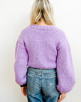 Kayla Sweater in Electric Purple