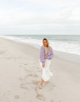 Lilac Wool Crop Sweater - Lex & Lynne