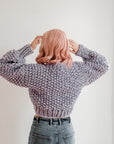 Lilac Wool Crop Sweater - Lex & Lynne