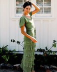 The Maxi Skirt in Olive