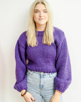 Kayla Sweater in Berry