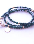 Handmade Malachite Wrap Bracelet - Lex & Lynne