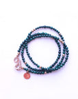 Handmade Malachite Wrap Bracelet - Lex & Lynne