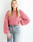 Kayla Sweater in Dusty Rose