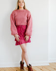 Kayla Sweater in Dusty Rose