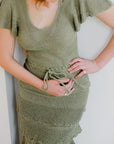 Sage Ruffle Maxi Skirt - Lex & Lynne