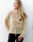 Poet Top in Beige