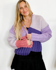 Merilee Cardigan in Purple