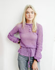 Poet Top in Purple